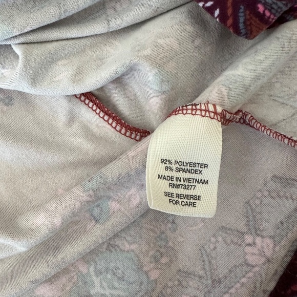 *MUDD* Pink x Blue Floral Sleeveless Cross-Back Sundress Size M - Picture 9 of 9